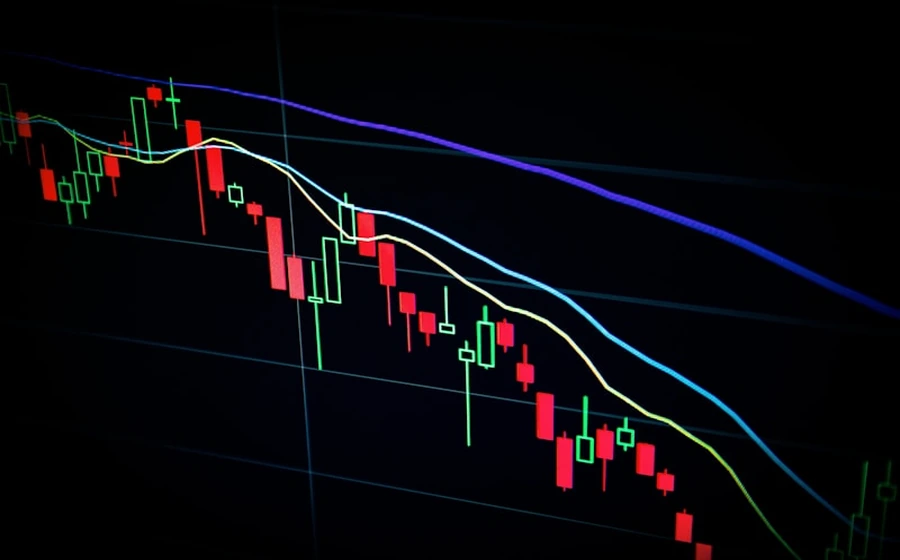 Live probability charts on trading screens